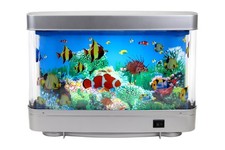 Sensory Artificial Aquarium Lamp LED Virtual Fake Fish Tank with Moving Mar...