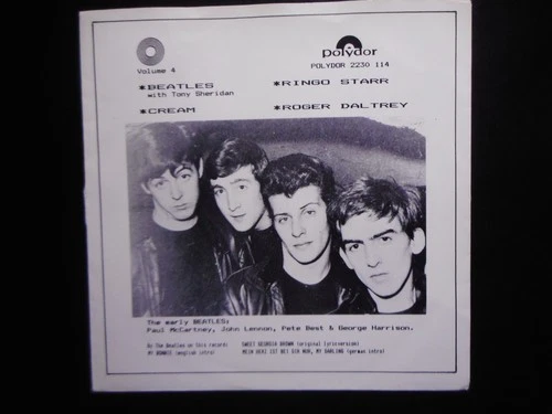 THE EARLY BEATLES- 45 RECORD POLYDOR 2230 114-PETE BEST-CREAM-DALTREY       ekim