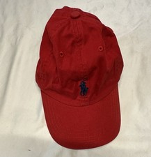 Polo Ralph Lauren Red Adjustable Baseball Cap Youth Size