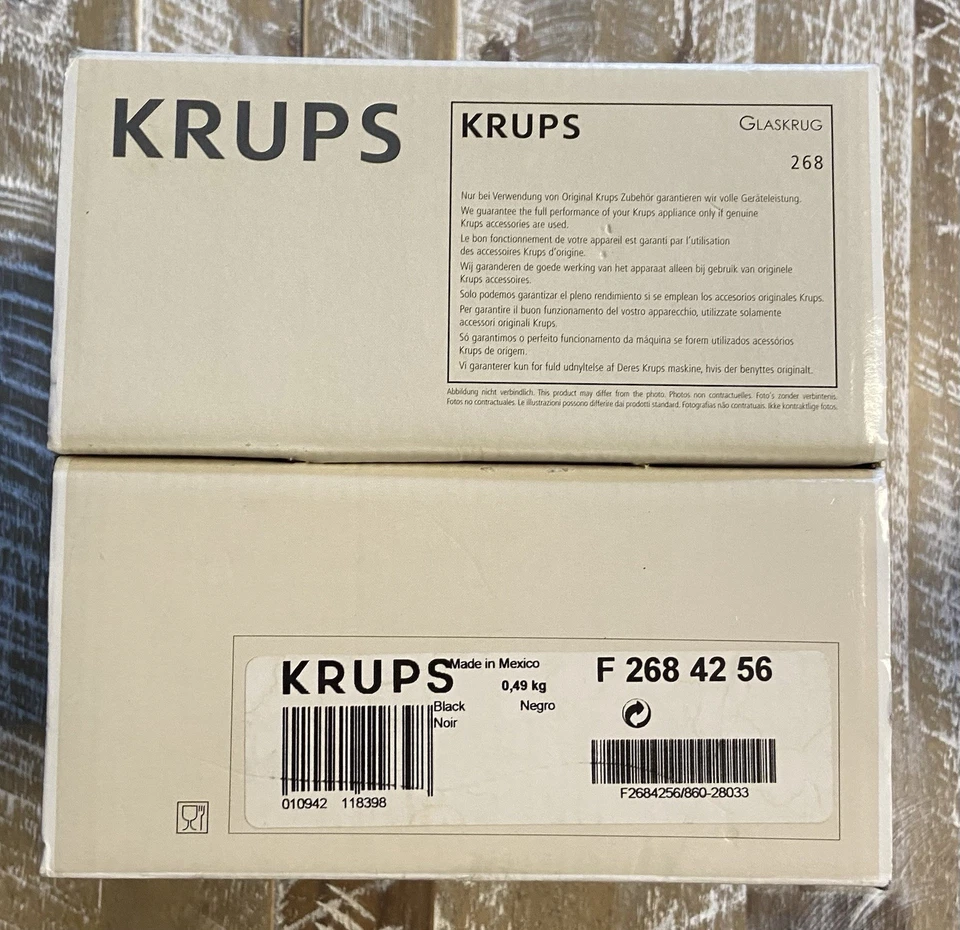 Krups Aroma 10 tazas jarra de café de vidrio de repuesto con tapa Foto 2 de 4