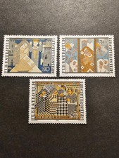 TIMBRE LIECHTENSTEIN N°676/678 NEUF ** LUXE MNH 1979