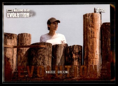 2017 Topps Walking Dead Evolution BROWN Parallel #39 Maggie Greene