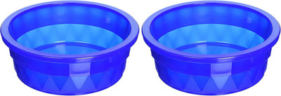 (2 Pack)  Heavyweight Translucent Large Crock Dish, 52 Ounce per Bowl