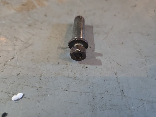 1960 Puch ms50 ms 50 Moped Pedal Arm Pin And Nut - Foto 3 di 3