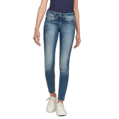 G-Star, Damen, Jeans, Skinny, Lynn Mid Skinny Wmn, Blau Antic, W24 L30