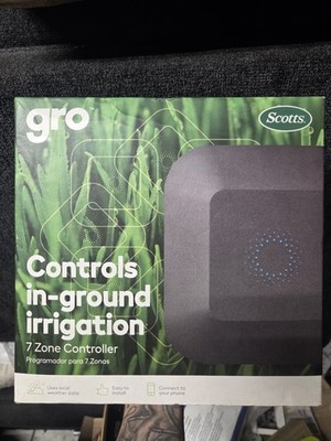 Scotts GRO 7 Smart Timer - 7 Zone WiFi Enabled Sprinkler/Irrigation Controller