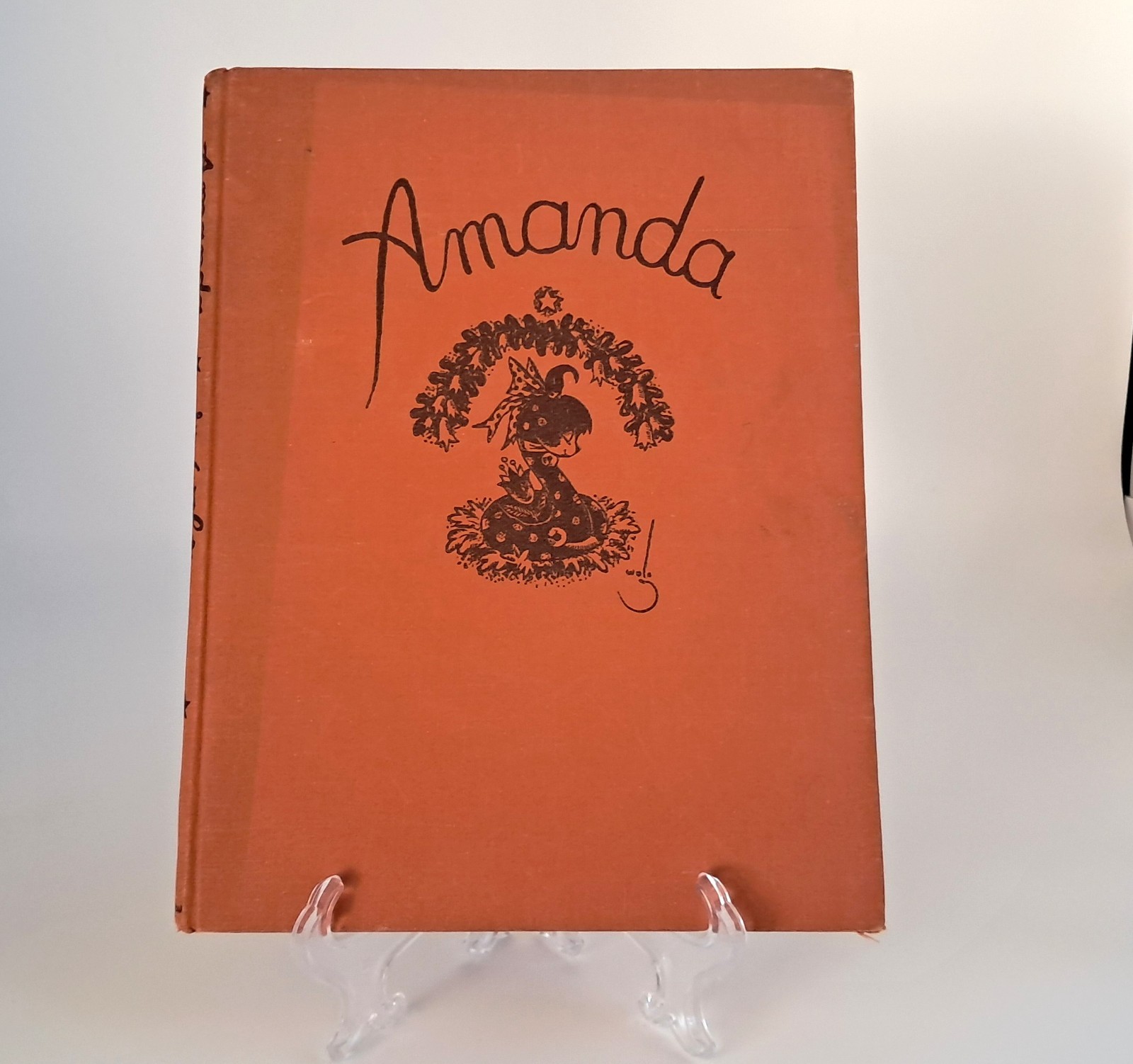 Amanda by Wolo ~ Custom art by Wolo to David ~ 1st Print Hardcover 1941