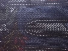 7554230: JAPANESE KIMONO / ANTIQUE KIMONO / SILK / DORO OSHIMA TSUMUGI / WOVEN E