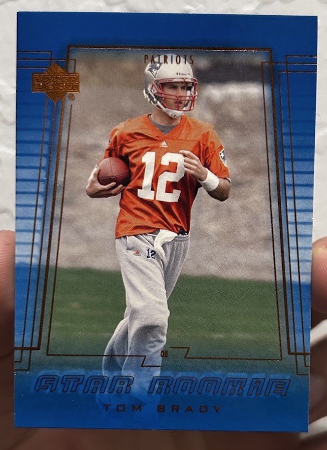 2000 Upper Deck Tom Brady #254 Star Rookie New England Patriots