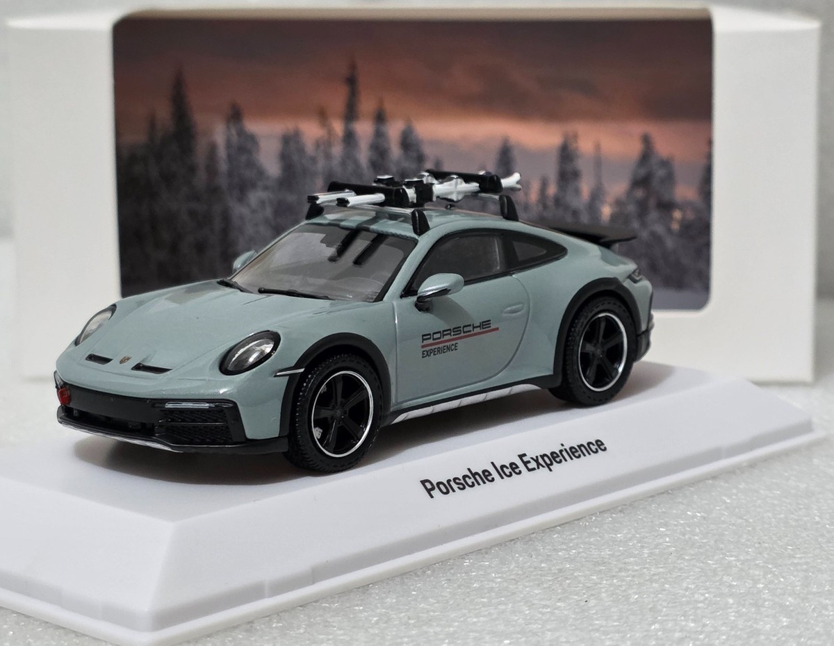 Porsche 911 992 Dakar Ice Experience with Ski 2024 1:43 Spark WAP