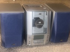 JVC FS-V10 Compact Shelf Stereo System CD Tap...