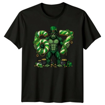 Established 1967 St Patricks Day Gorilla Herren T-Shirt Irish Luck