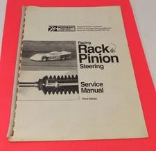 Woodward Precision Steering Components Racing Rack & Pinion Service Manual 3rdEd
