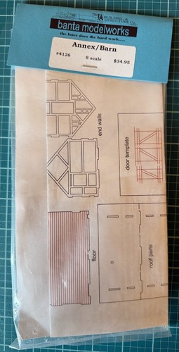 Kit anexo/granero escala S Banta Modelworks #4126 | Condition: New