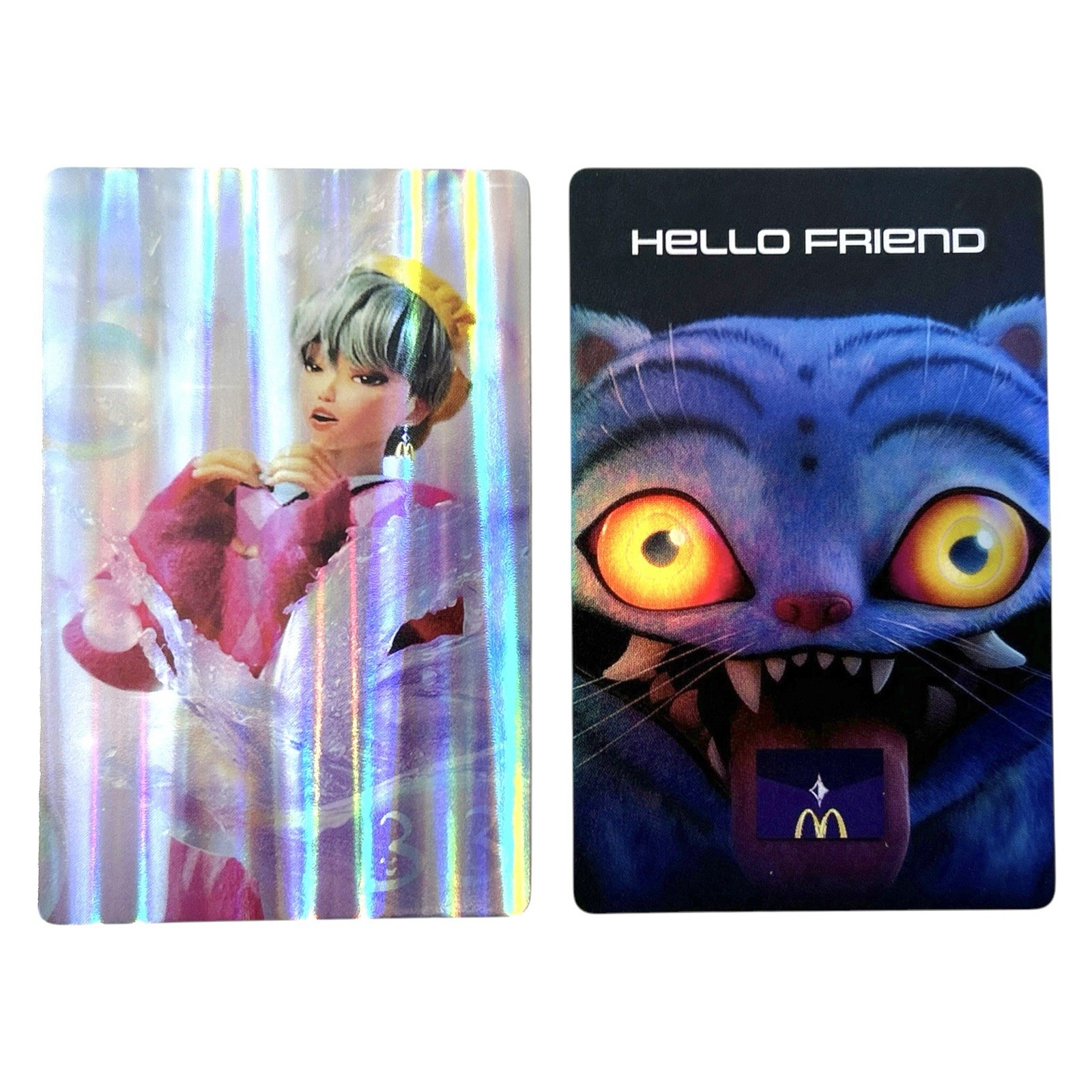 McDonald's K-Pop Demon Hunters Baby Saja Boys Diamond Holofoil Photocard Card