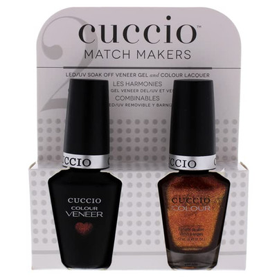 Match Makers Set - Higher Grounds by  for Women - 2 Pc 0.44Oz Veneer Soak of Gel