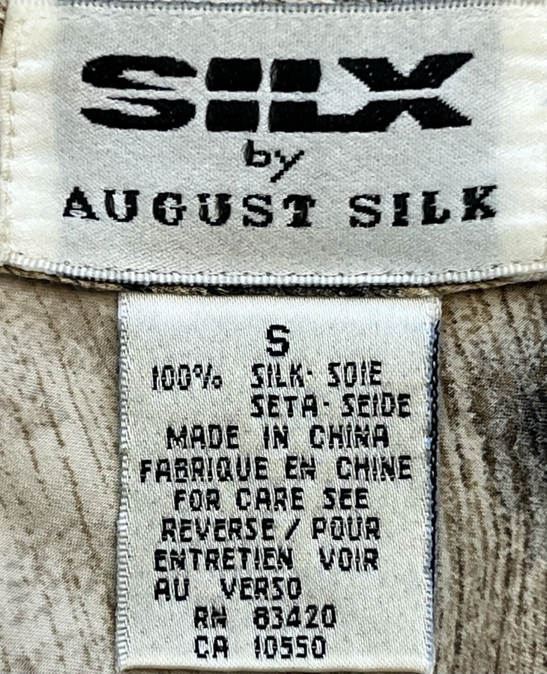 CAMISÓN CON ESTAMPADO DE LEOPARDO AUGUST SILK, peluche, camisa, tonos marrones, S Foto 3 de 4