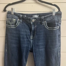 VIGOSS Denim Jeans Straight Womens Sz 12 Western Stretch Country Concert