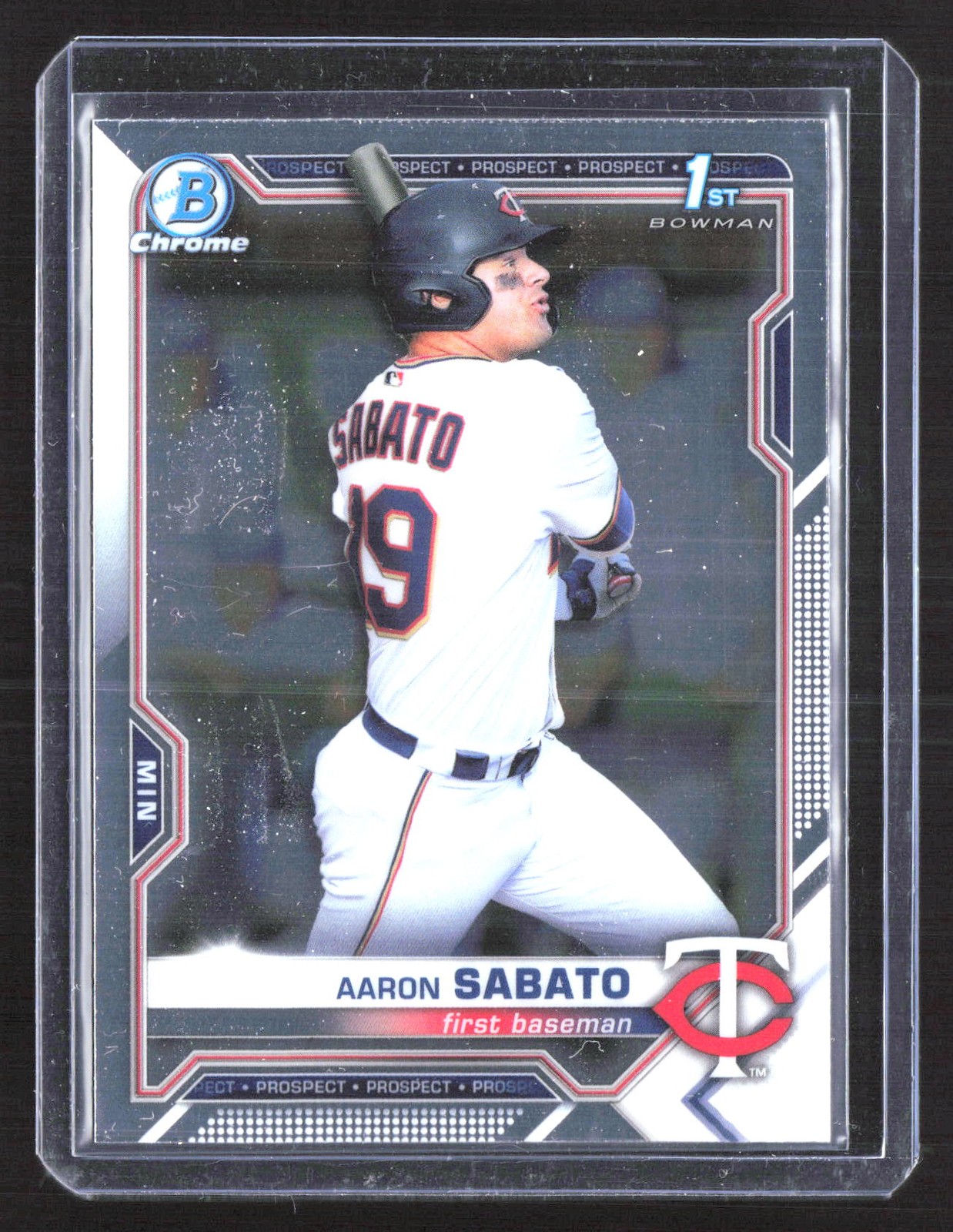 2021 Bowman 1st #CPA-AS Aaron Sabato Chrome Prospect GB69