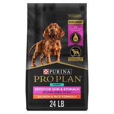 Purina Pro Plan Sensitive Skin  Stomach Puppy Dry Dog Food - Salmon  Rice-24lb