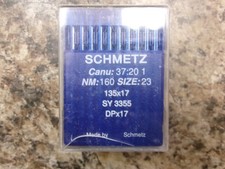 10 SIZE 160/23 SCHMETZ 135X17 DPX17 SY3355 INDUSTRIAL SEWING MACHINE NEEDLE A220