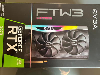 WNEU! EVGA RTX 3070 XC3 ULTRA GAMING 8GB NVIDIA GeForce Grafikkarte, NP 862 