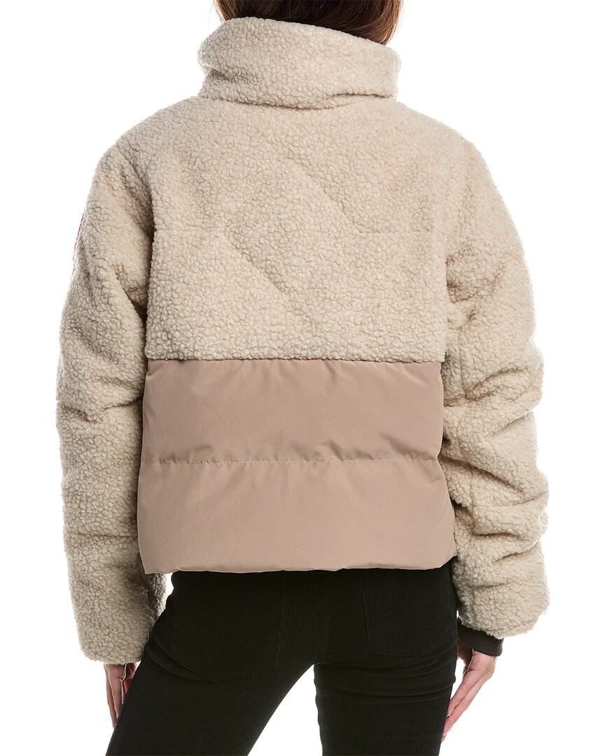 Canada Goose Elora Wool-Blend Puffer Jacket Women's Brown Xs thumbnail 2