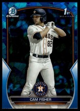 2023 1st Bowman Chrome Sapphire Cam Fisher RC #BDC-35 Houston Astros