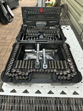 Craftsman USA 🇺🇸 204pc Mechanics Tool Set 37204 MM SAE All Drives Pre-Owned