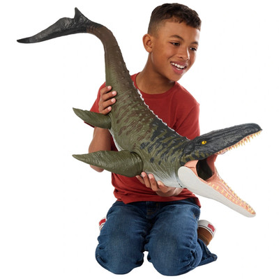 Jurassic World Super Colossal Mosasaurus Actionfigur Dinosaurier Spielzeug Mattel