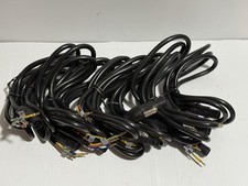 LOT OF 10 NEUTRIK TRUE1 FEMALE TO Bare End POWER CABLE 6 ft 14 AWG
