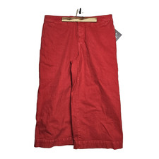 Ava  Viv Red Womens High Rise Wide Leg Jeans 18 Comfort Waist Stretch