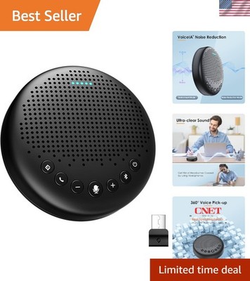 Portable Luna Conference Speaker with Noise Cancellation for Effective Meetings
