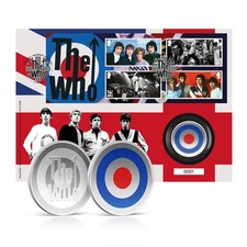 The Who Stamps Medal Cover – Mod Cons from Royal Mail