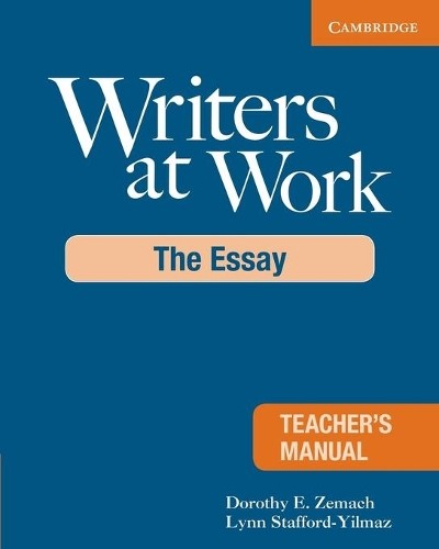 Writers at Work Teacher's Manual - 9780521693035