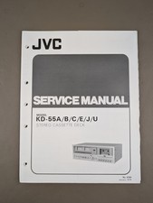 JVC Model KD-55A /B/C/E/J/U Stereo Cassette Deck D-3295