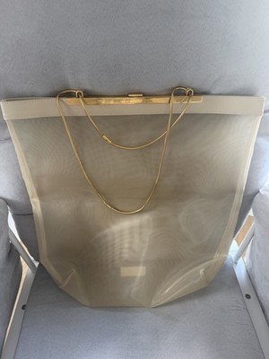 Khaite Mesh Bag Beige  Augusta Tan Large Tote