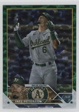 2023 Topps Series 2 Green Foil 493/499 Jace Peterson #619 sh7