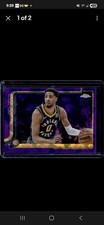 2025-26 Topps Chrome Sapphire Tyrese Haliburton Purple Refractor #/75 Pacers