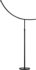 Adjustable 17W Metal LED Floor Lamp, 1200 Lumen, Warm White 3000K
