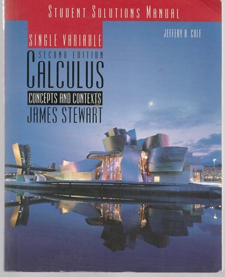 Student Solutions Manual for Stewart s Single Variable Calculus: Concepts ...