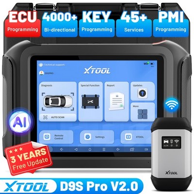 2026 XTOOL D9S PRO Auto Diagnostic Scanner Topology Map ECU Programming 45+Reset