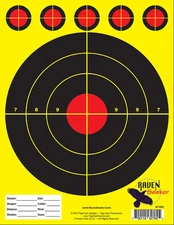 100 Pack Indoor Outdoor Range Paper Shooting Targets; Archery, Gun, Knife