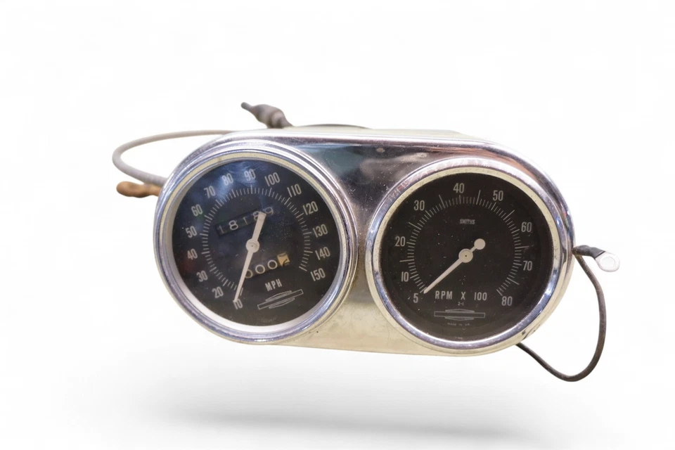 1968 Harley Sportster XLCH900 XLH 900 XLCH 铁头 *2894 仪表 Speedo Tach  — 第 2/4 张图片