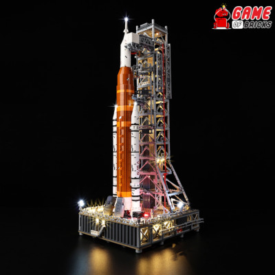 LED Light Kit for LEGO  NASA Artemis Space Launch System 10341 (Remote + Sound)