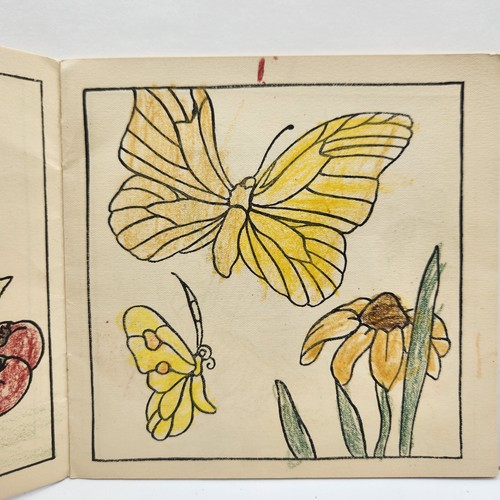 Crayola Gold Medal Crayons Drawing Coloring Book Binney & Smith NY c.1920's - Picture 4 of 7