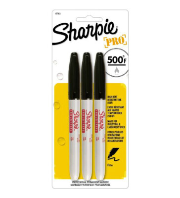 Sharpie 13763PP Industrial Fine Point Permanent Marker, Black