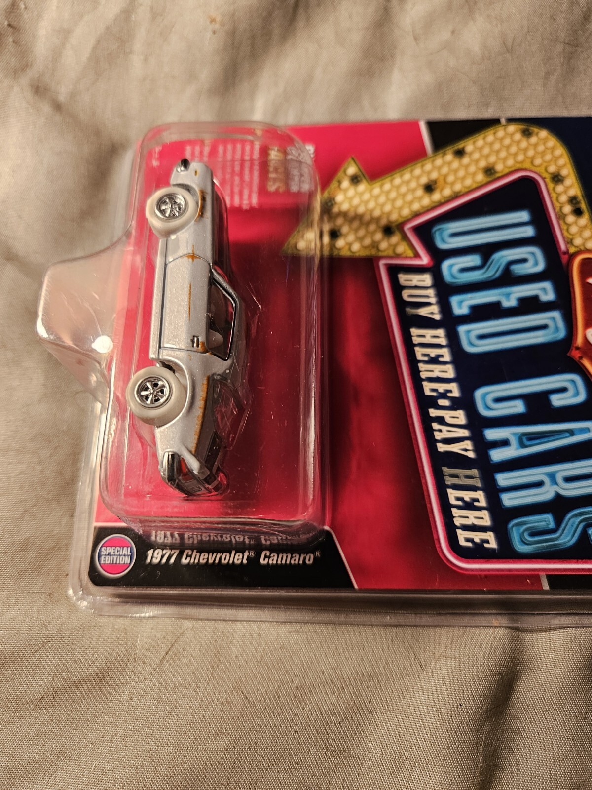 1/64 Johnny Lightning White Lightning Chase 1977 Chevy Camaro Mr Joe's