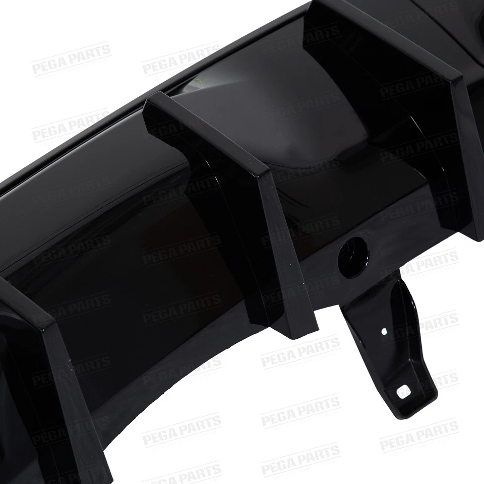 Rear Bumper Diffuser For 2011-24 Dodge Durango R/T SRT V2 Glossy Black Shark Fin — 第 4/4 张图片