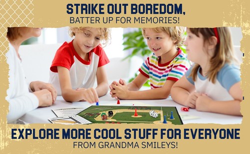 Grandma Smiley's What About Baseball Board Game, Baseball Games for Kids 8-12 - Picture 7 of 14